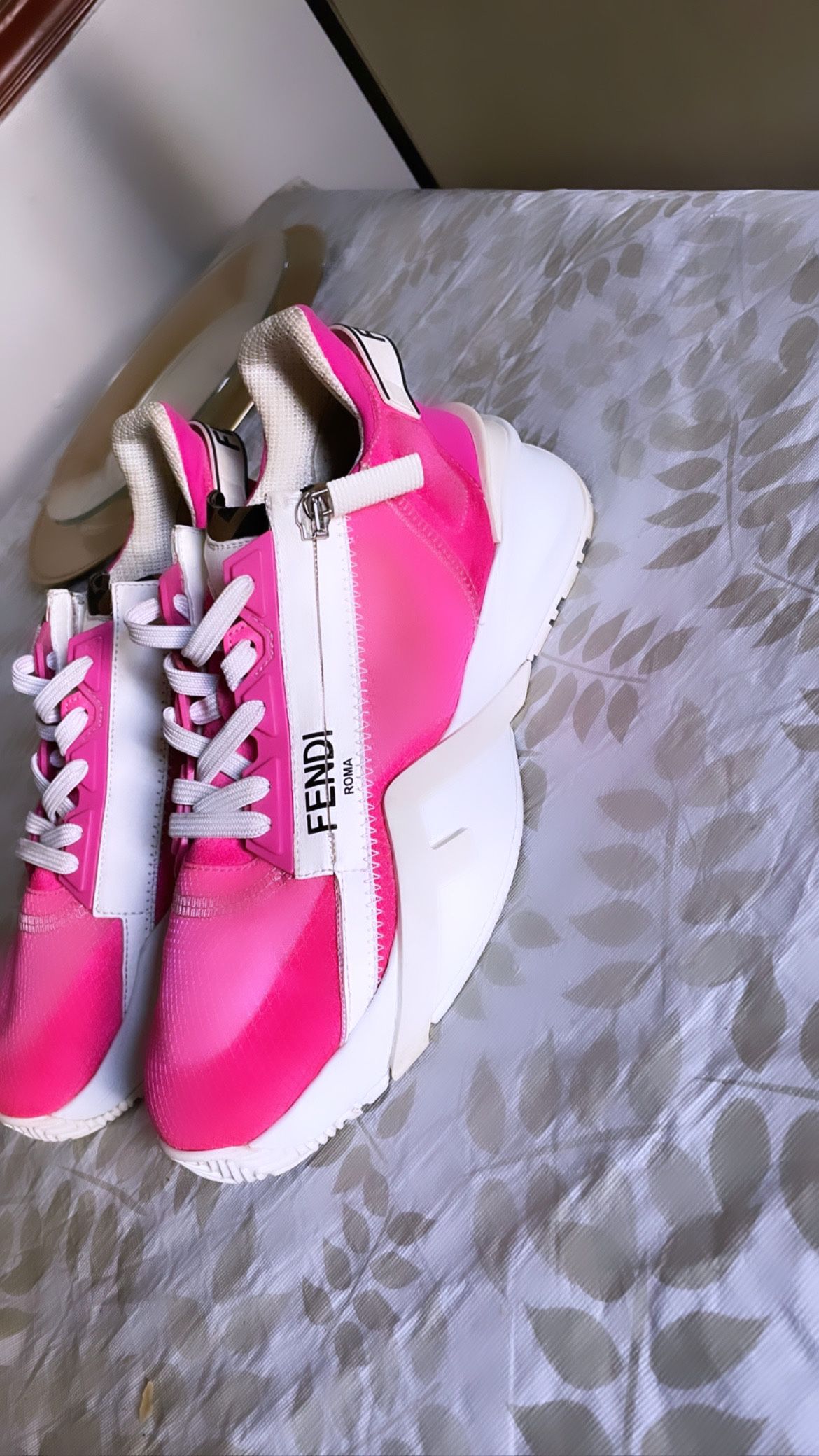 Pink Fendi Flow Shoes for Sale in Inwood, NY - OfferUp