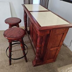 Bar And Stools 