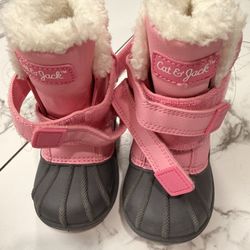 LIKE NEW - Cat and Jack - Toddler Snow Waterproof Boots 6T