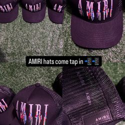 AMIRI Hats Paint Drip 