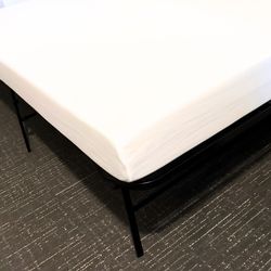 Foldable Twin XL Bed Frame with Mattress