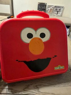 Sesame Street Elmo Alphabet Letters With Carrying Case Complete Set