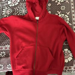 Target red zip-up hoodie, new and clean (S)