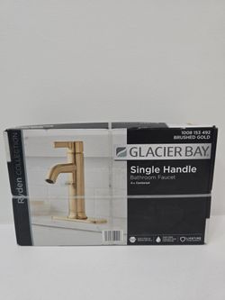 Glacier Bay Ryden Single Handle Bathroom Faucet Brushed Gold