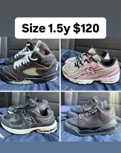 Jordan’s Nikes and new balance size 1.5y