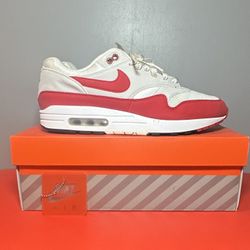 Size 11 - Nike Air Max 1 OG Anniversary 2017 Re-Release Red