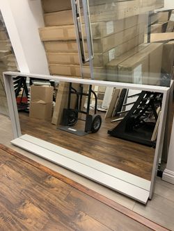 55” mirror with frame floor model final sale