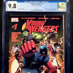 YOUNG AVENGERS #1 (2005) CGC 9.8 KEY 1st KATE BISHOP WICCAN HULKLING IRON LAD