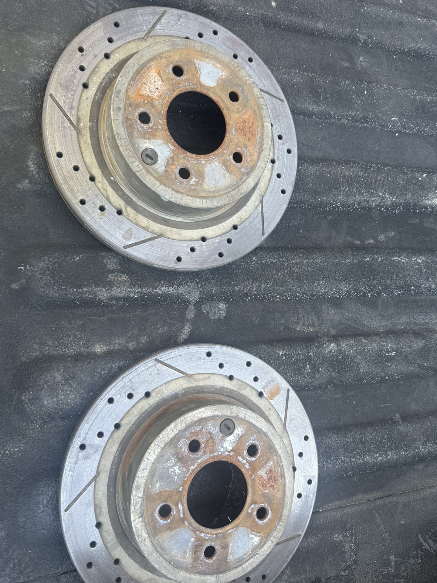 G35/350z Drilled Slotted Rotors