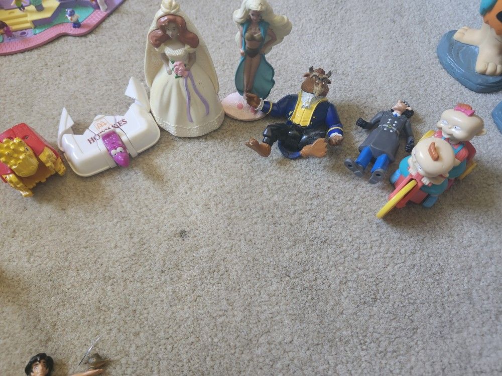 Mcdonalds And Burger King Vintage Happy Meal Toys