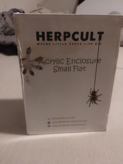 Herpcult acrylic enclosure small flat