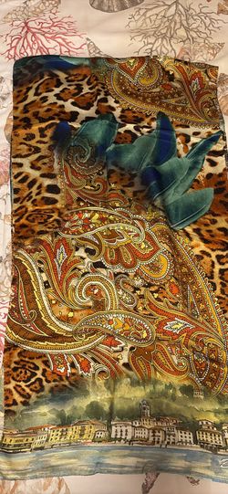 New silk scarf, Italian