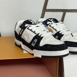 LV Sneakers black denim size 45 (11)