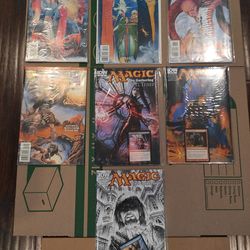 Magic the Gathering Sealed Comic Lot + Promo Cards