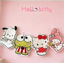Sanrio Hello Kitty and Friends, My Melody, Pochacco & Keroppi Hand towels- $5 EACH 🫧✨️🧼