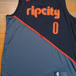 Men's Size 2XLARGE Damian Lillard Rip City Nike Portland Trailblazers 