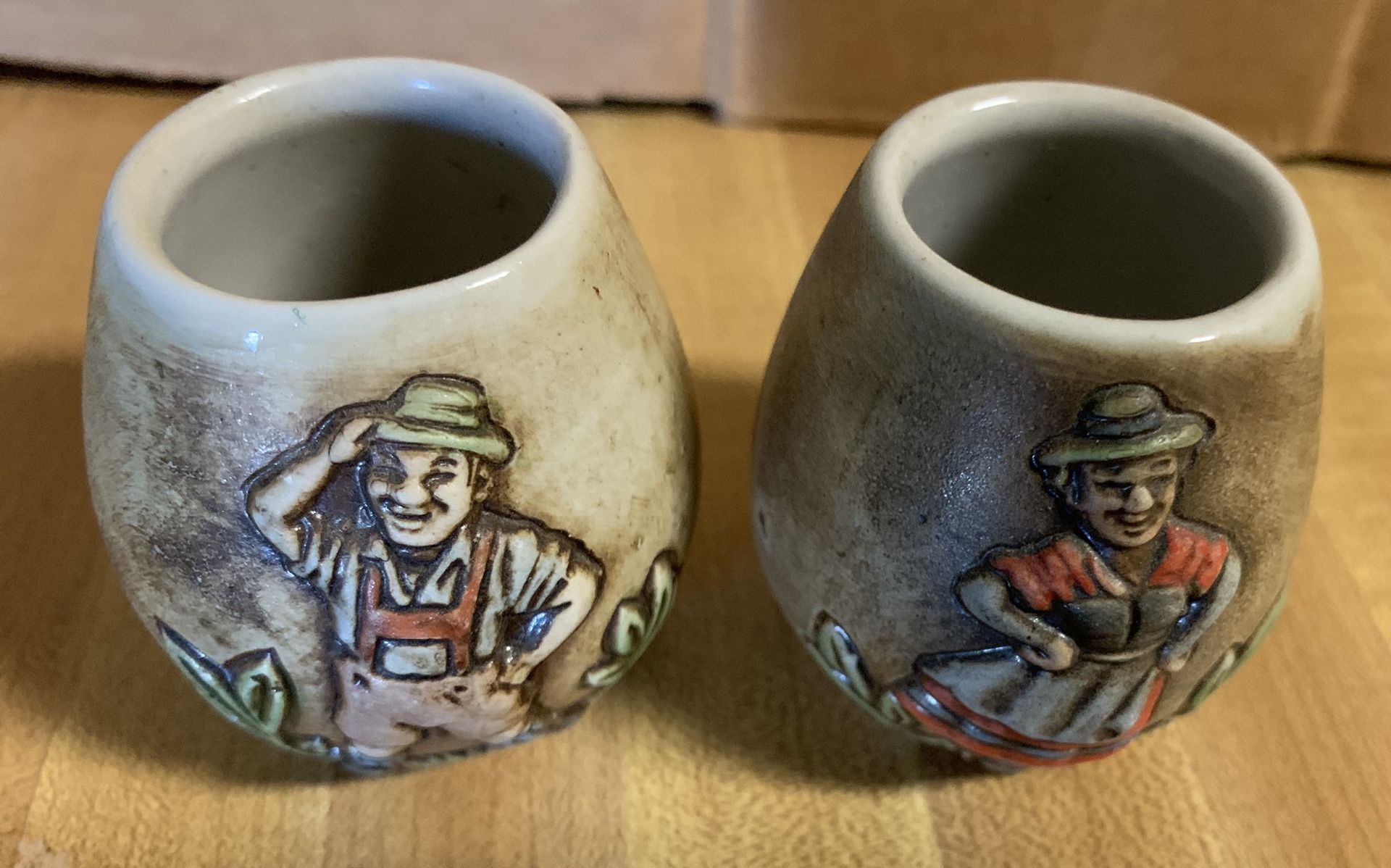 Vintage Decanter 2 Pc Shot Glass for Anheuser-Busch by Ceramarte Brazil