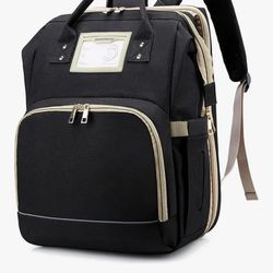 Diaper Bag with Portable Crib