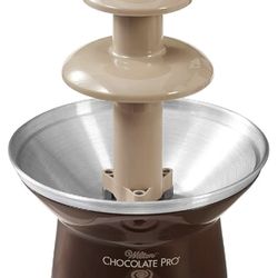 Wilton Chocolate Pro Chocolate Fountain and Fondue Fountain - Designed to Keep Chocolate Melted for Easy Treat Dipping, 3-Tier, 16-Inches Tall, 4-lb C