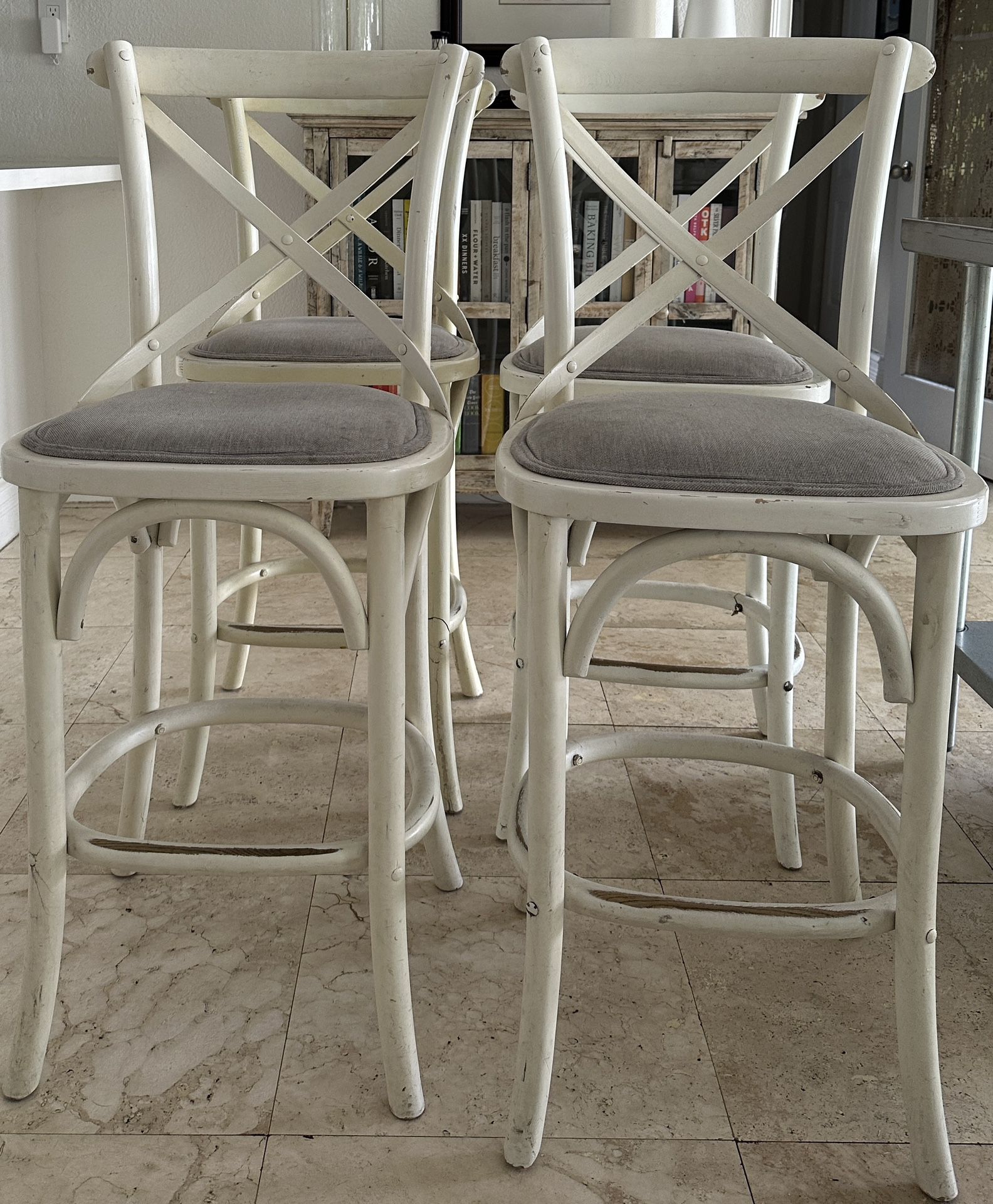 Coastal style Bar stools (4)