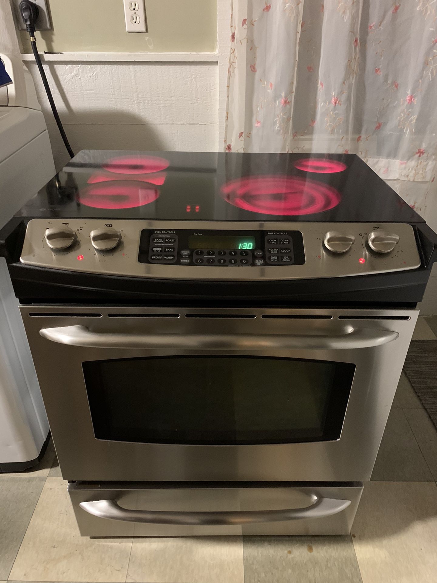 General electric stainless steel stove work perfectly