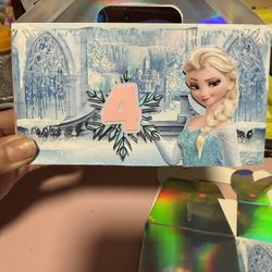 Elsa Gable Boxes, Custom Party Favors Aguinaldo 