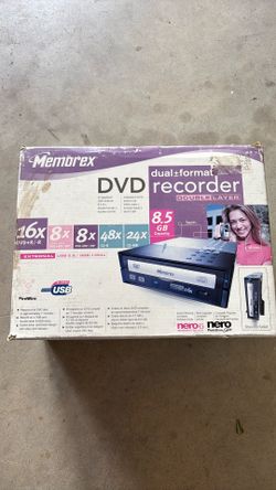 Memorex CD DVD Dual-Format Double Layer Recorder Model MRX-500N - Open Box