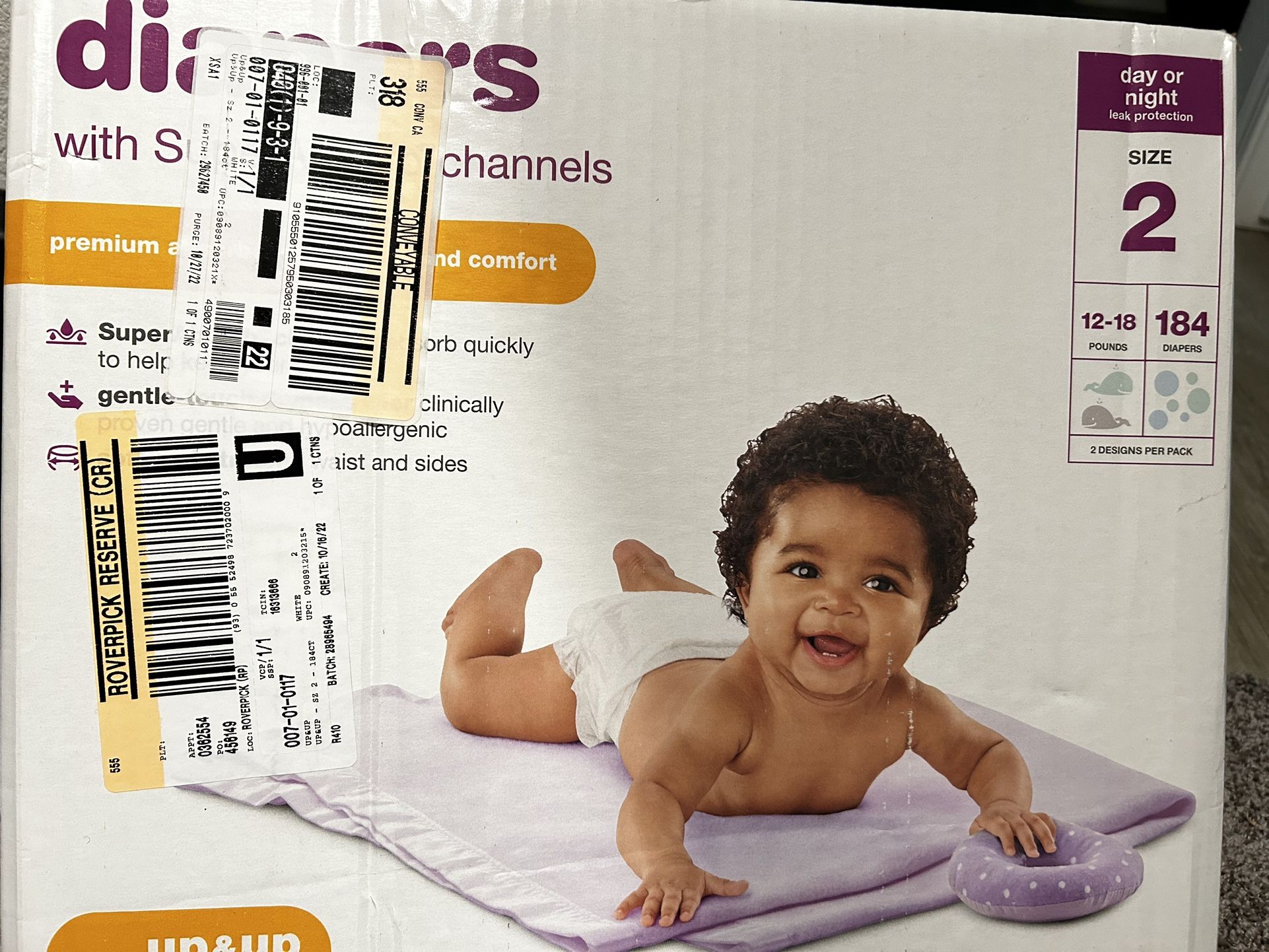 Up And Up Target Diapers Size 2