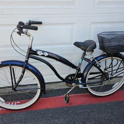 Blue Bike Beach Cruiser 