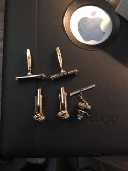 Gold plated cufflinks