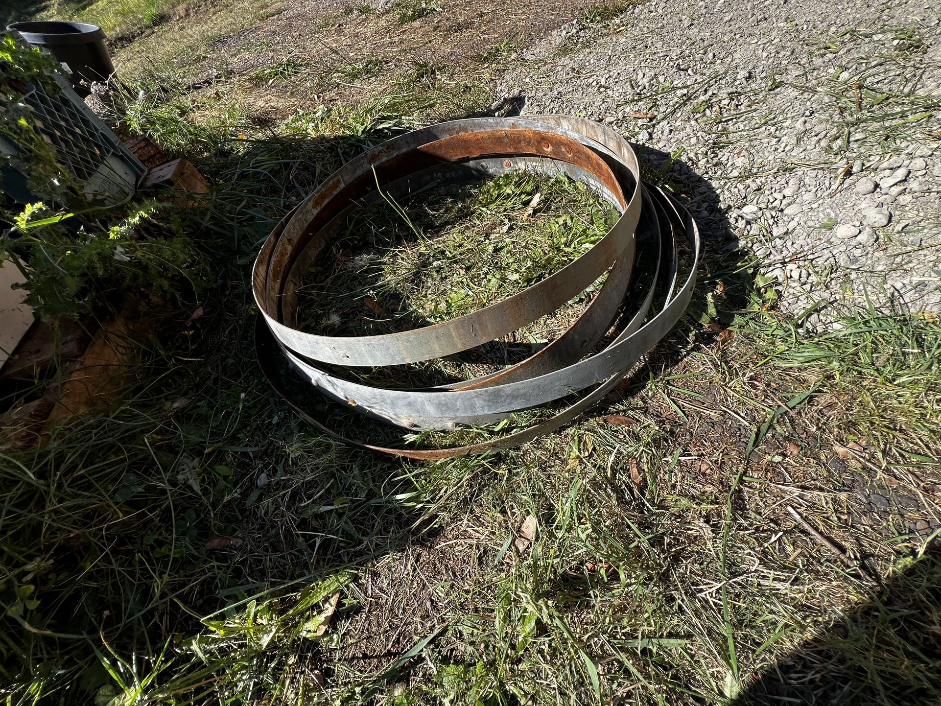 Wine Barrel Metal Rings