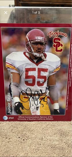 USC signed junior seau photo