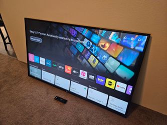 LG 65" 4k UHD Smart TV - 120hz Trumotion (Gaming, Sports), Quad-Core Processor, WebOS (Netflix, etc.) - AI assistants like ThinQ AI, Google Assistant