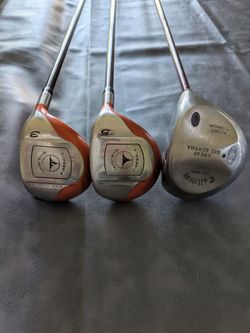 Right handed driver, 3 & 5 wood