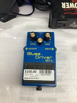 Boss Blues Driver BD-2 used. Tested . Comes with no power cable