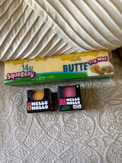 NEE DOH MELLO MALLO (2) and SQUEEEZY BUTTER