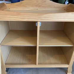 Diaper changing/nursery shelving