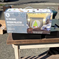 Outdoor Projector And Holiday Images