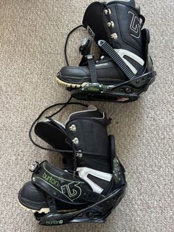 Burton Snowboard Boots + Binding Size 10