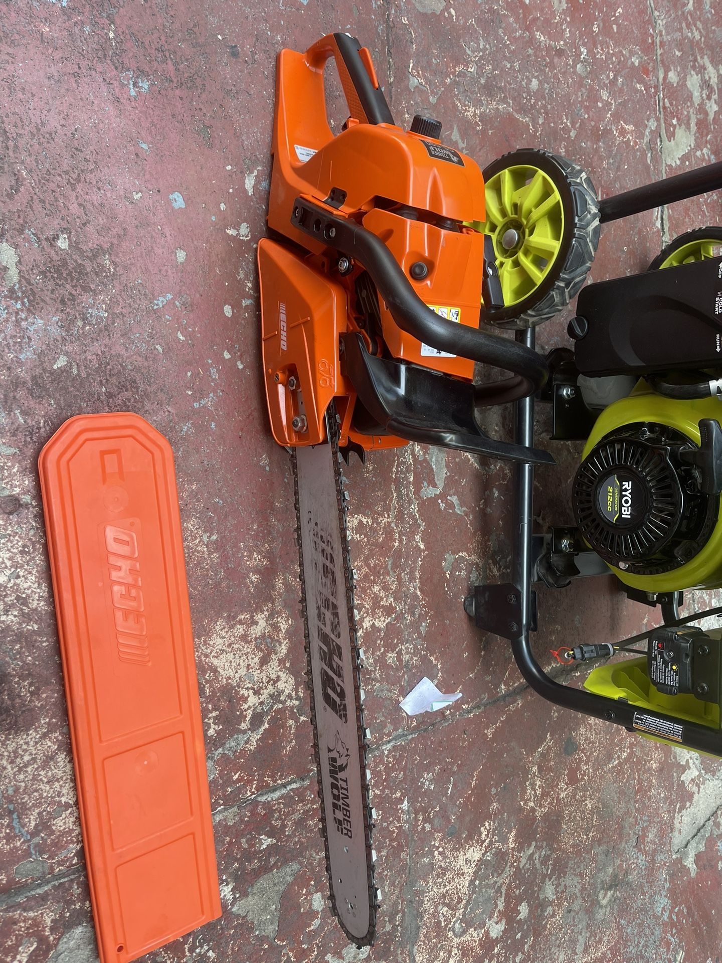 Echo Chainsaw Cs-590 Costumer Return To Home Depot $280 Fir