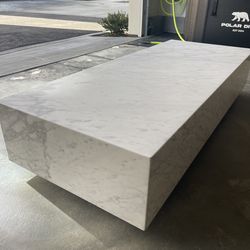 Restoration hardware marble coffee table