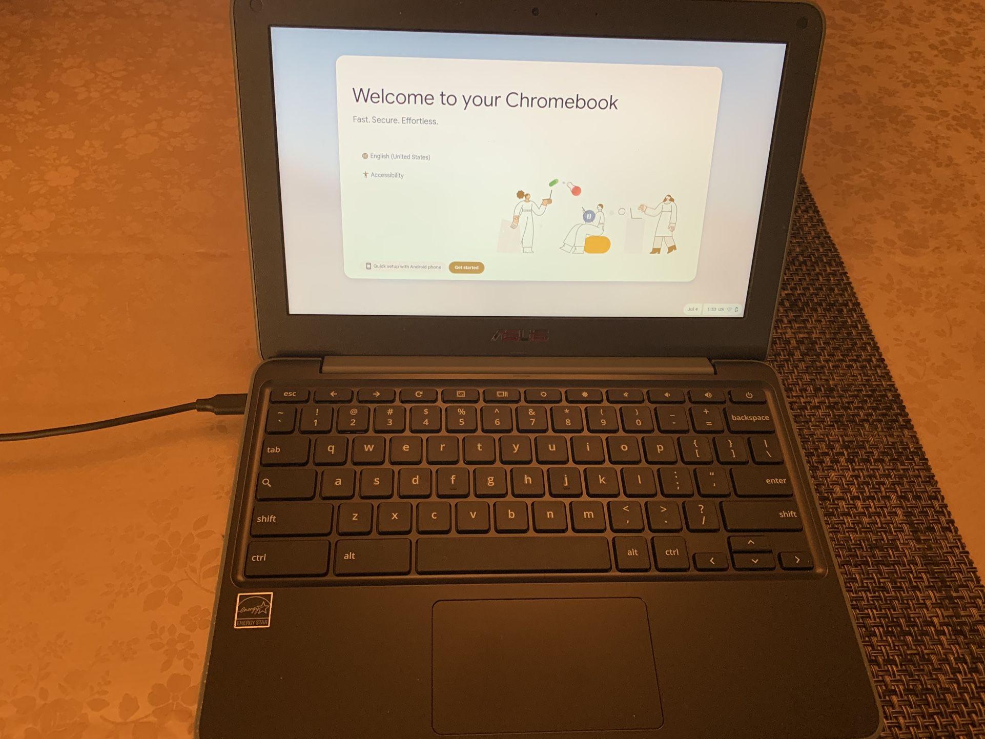 Asus Chromebook C203XA with 11.6” Display