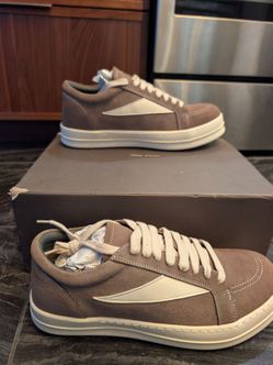 Brown Rick Owens Vans