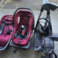 Evenflo Car Seat + Stroller 