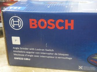 Bosch (#GWS25-180PR) 7-In. Large Angle Grinder – 15 Amp  W LOCK ON SWITCH . F(contact info removed)9.