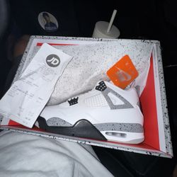 JORDAN 4 WHITE CEMENT