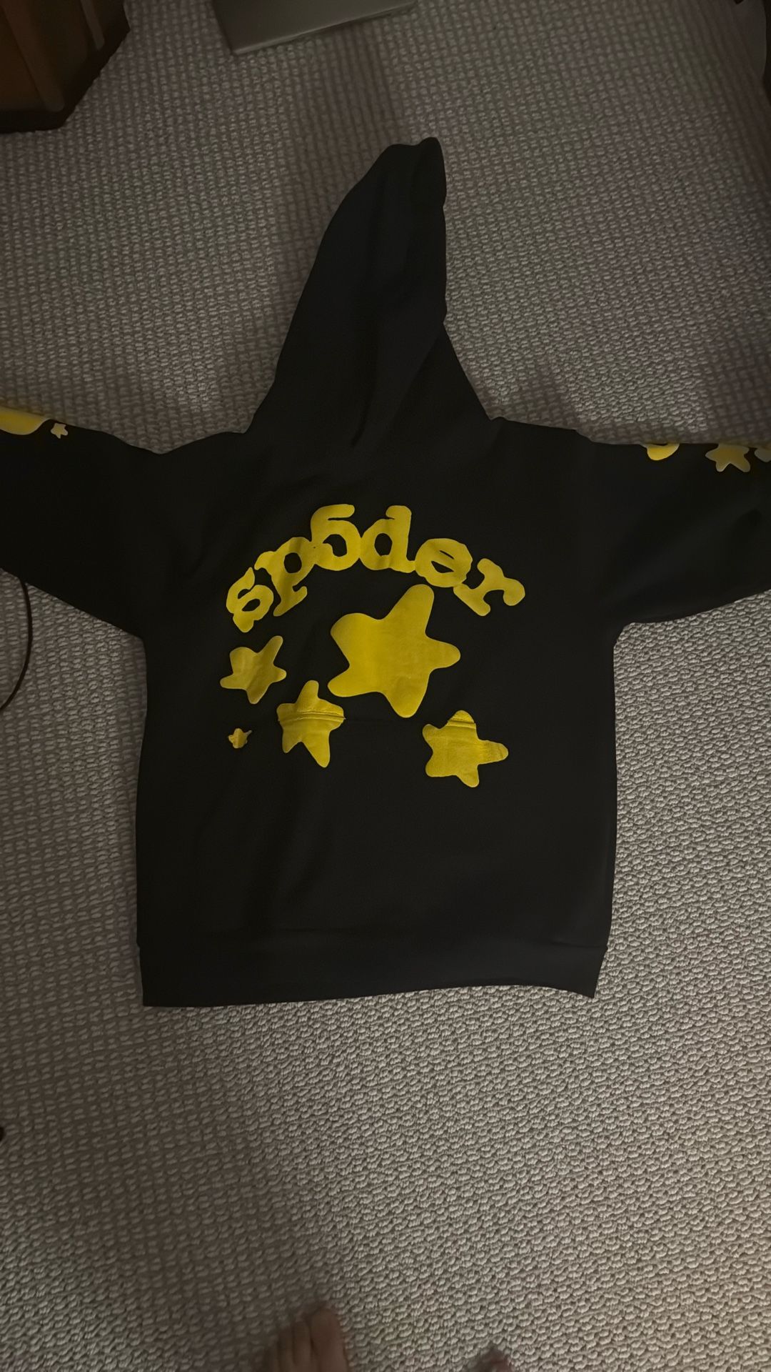 SP5DER BELUGA ONXY HOODIE (L)
