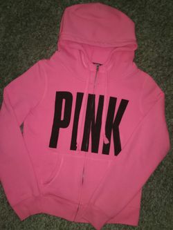 Vs Pink zip up hoodie