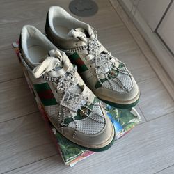 Gucci Crystal Screeners 