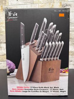 Cangshan Denali Series German Steel Forged 17-piece Knife Block Set